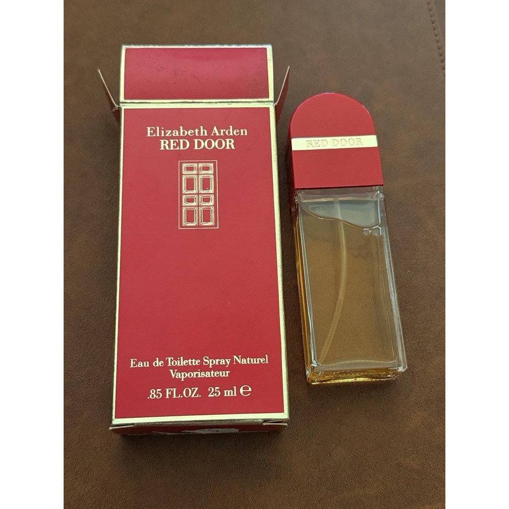 Vintage Original Elizabeth Arden Red Door Perfume 1.0 FL OZ With Box.